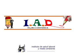 Programa IAD (ISLyMA a Distancia)