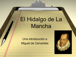 Intro a Cervantes
