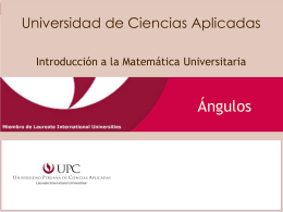 Ángulos - Universidad Peruana de Ciencias Aplicadas