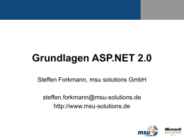 ASP.NET Architektur