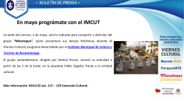 Diapositiva 1 - Instituto Municipal de Cultura y Turismo