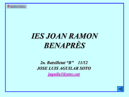 IES JOAN RAMON BENAPRÈS - Institut Joan Ramon Benaprès