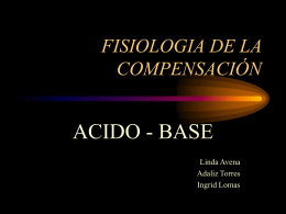 Fisiologia de la compensacion acido base