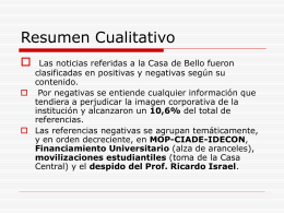 Resumen Cualitativo - Universidad de Chile