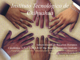 Selección. - ITCh DEPI - Instituto Tecnológico de Chihuahua