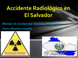 Accidente Radiológico en El Salvador