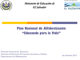 Ministerio de Educación de El Salvador