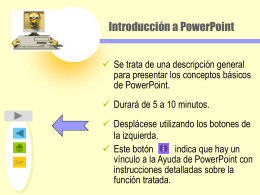 Introducción a PowerPoint