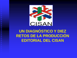 Presentación Retos CISAN - Centro de Investigaciones sobre
