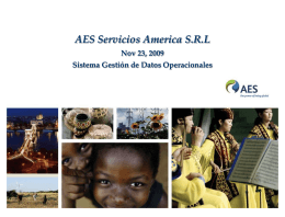 info - AES Servicios America | Home