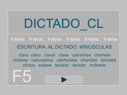 dictado_cl - 9 letras
