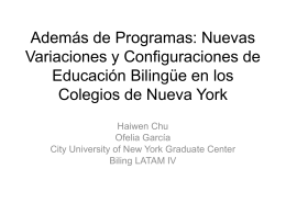 Latinos en los Colegios de Nueva York