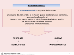 Sistemas económicos - Página de recursos educativos del Colegio