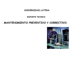 mantenimiento preventivo y correctivo - Docencia FCA-UNAM