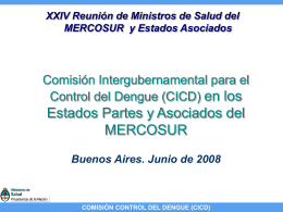comisión control del dengue (cicd)