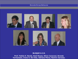 Concejales - Honorable Concejo Deliberante de Coronel Dorrego