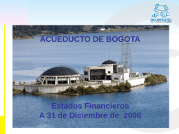 Dic-2008 - Acueducto de Bogotá