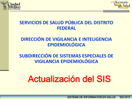 SIS 2013 modificaciones SISTEMAS