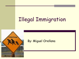 Illegal Imigration - TOK
