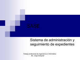 SASE - sistemaexpedientes