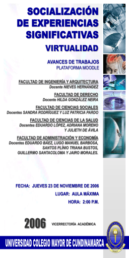 Diapositiva 1 - Universidad Colegio Mayor de Cundinamarca