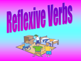 Spa II reflexive verbs jr
