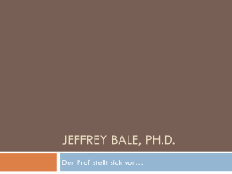 Jeffrey Bale, ph.d. - Language Links 2006