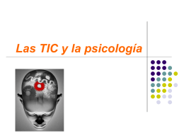Las TIC y la psicología