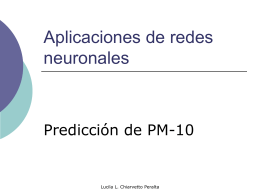redes neuronales Prediccion de PM10