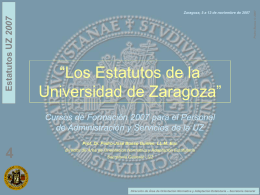 Presentación 4 - Universidad de Zaragoza