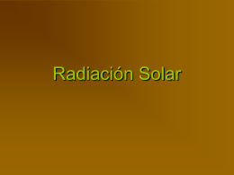 Cap. 4 Radiación Solar Extraterrestre
