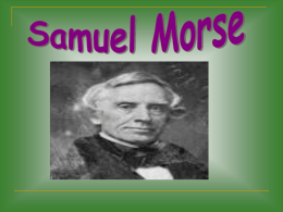 Samuel Finley Breese Morse, nació el 27 de