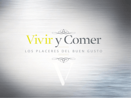 Presentación VIVIR&COMER