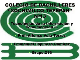 colegio de bachilleres “xochimilco tepepan” nº13 - tic-resumen-216