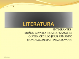 Diapositiva 1 - Literatura