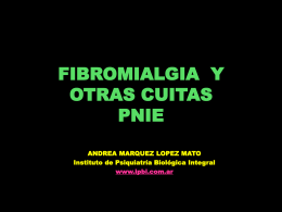 PNIE Fibromialgia AMA 2012 - Instituto de Psiquiatría Biológica