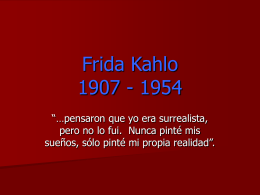 Frida Kahlo 1907