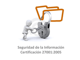 Interpretación de ISO 27001:2005