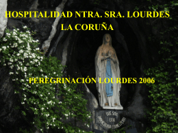 Presentación de PowerPoint - Hospitalidad de Lourdes La Coruña