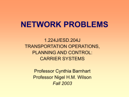 Network Problems