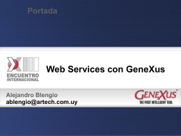 Web Services con GeneXus