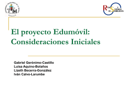 El Proyecto Edumóvil - Universidad Tecnológica de la Mixteca
