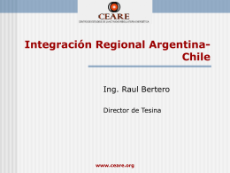 Integración Regional Argentina-Chile