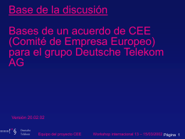 Comitè d`empresa europeu de Deutsche Telekom