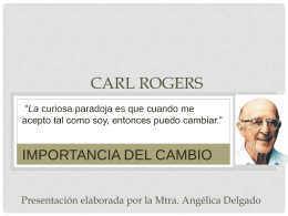 Carl Rogers y el self