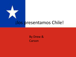 ¡los presentamos Chile!
