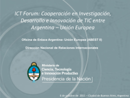 Diapositiva 1 - abest - Ministerio de Ciencia, Tecnología e