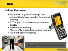 Psion Teklogix Slide Presentation