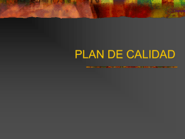 PLAN DE CALIDAD TURURAL