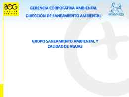 Diapositiva 1 - Acueducto de Bogotá